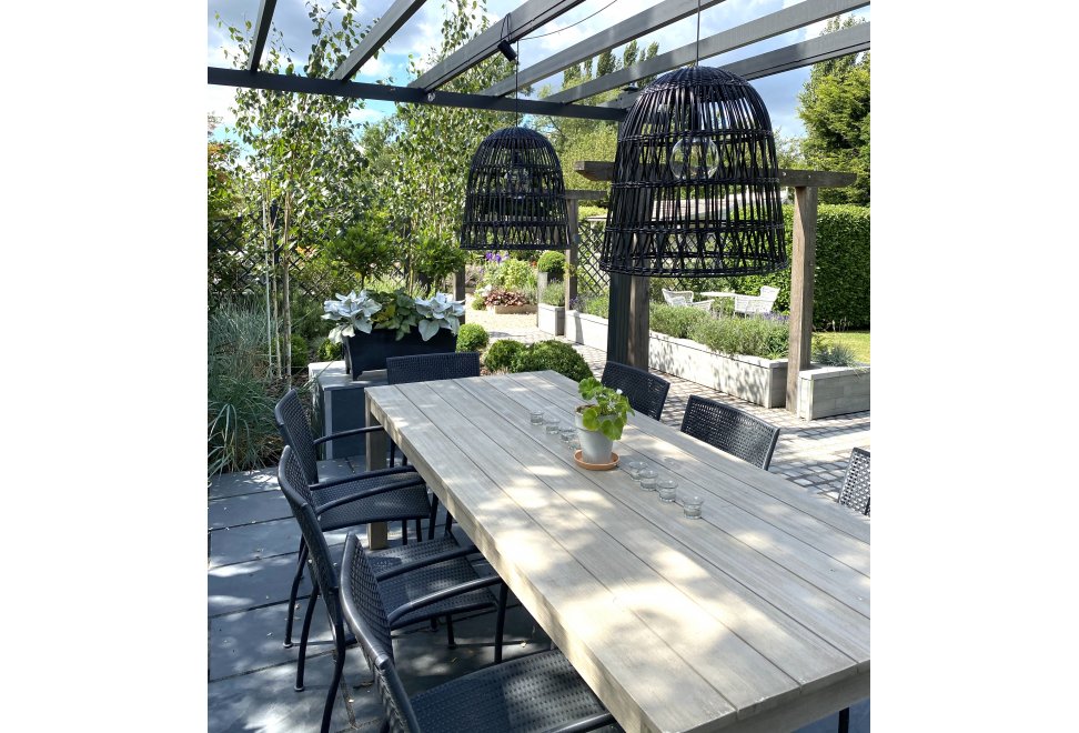 Outdoor dining table